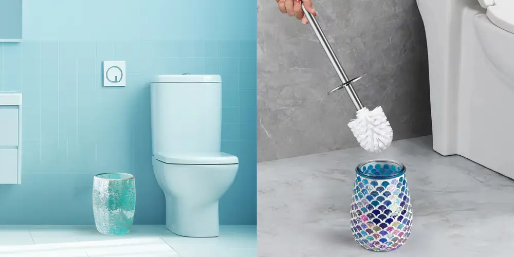 Stylish bathroom waste bin to enhance decor