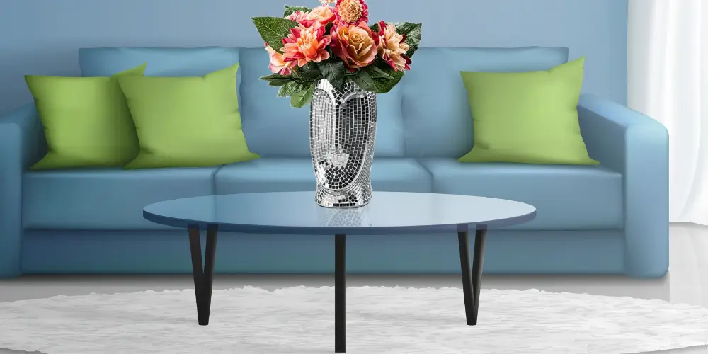 Crystal clear glass flower vase with fresh flowers – Enhance home decor with a well-maintained vase.