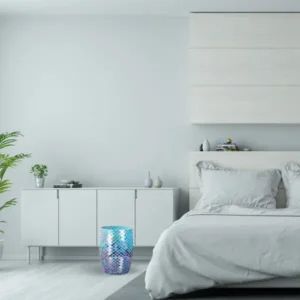 Modern minimalist trash can storage, space-saving hidden compartment, ideal for kitchens, bathrooms, or offices